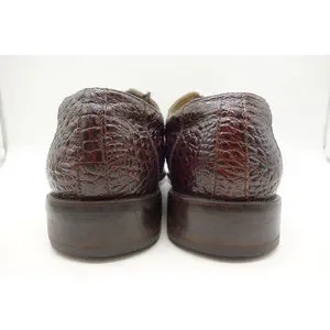 Giorgio Brutini Brown Crocodile Print Leather Lace Up Oxfords Shoes Men\'s 13 M Giorgio Brutini Mens Oxford Dress Shoes Sz 13 M Brown  main image 4